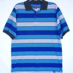 Silver Stone Collections Mens M Shirt Polo Shirt Sleeve 1/4 Button Up St…